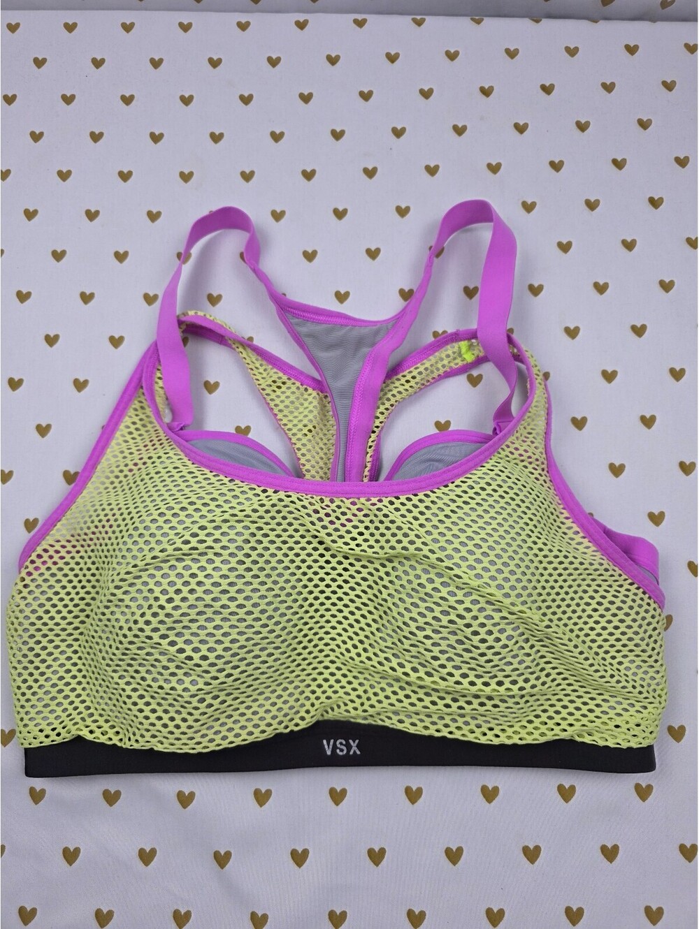 Victorias Secret mesh Supportive front close Sports Bra Exercise 36D